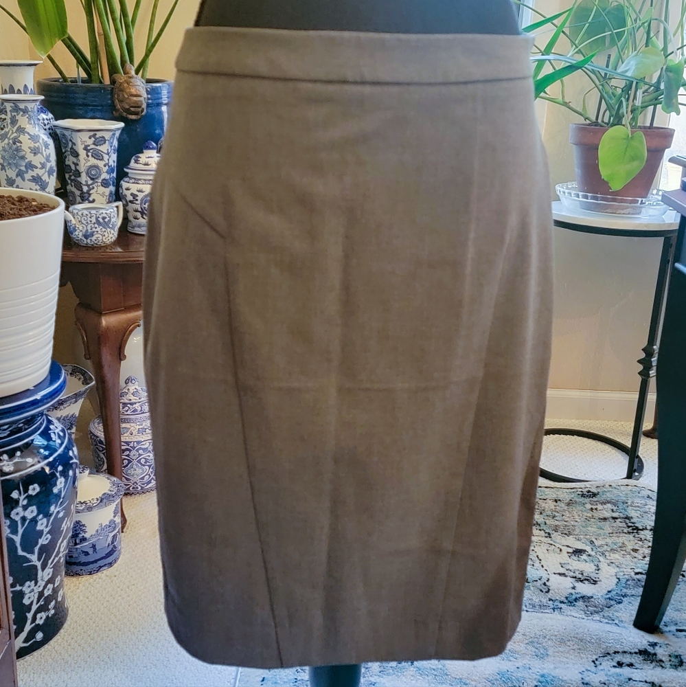 The Limited Taupe/Brown Pencil Skirt